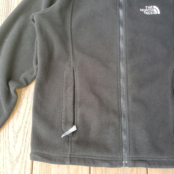 The North Face Black Fleece Jacket Zip Up Coat Outdoor Hike Mountain Cozy Warm S - Picture 3 of 11